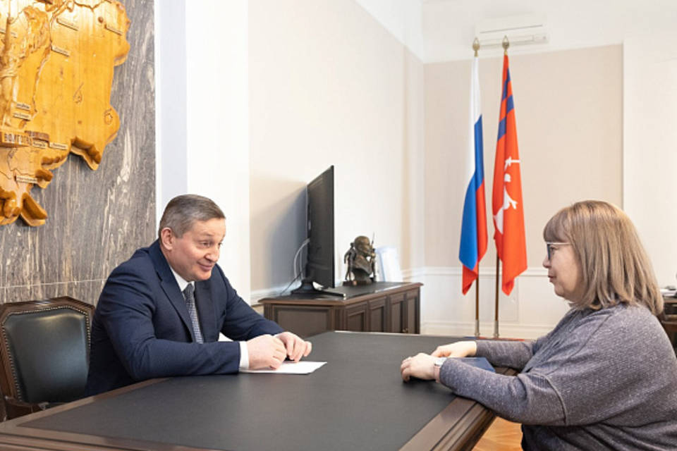 Губернатор Андрей Бочаров обсудил с Татьяной Гензе реализацию проектов