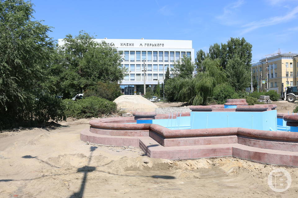Новый фонтан появится в сквере Симбирцева в Волгограде